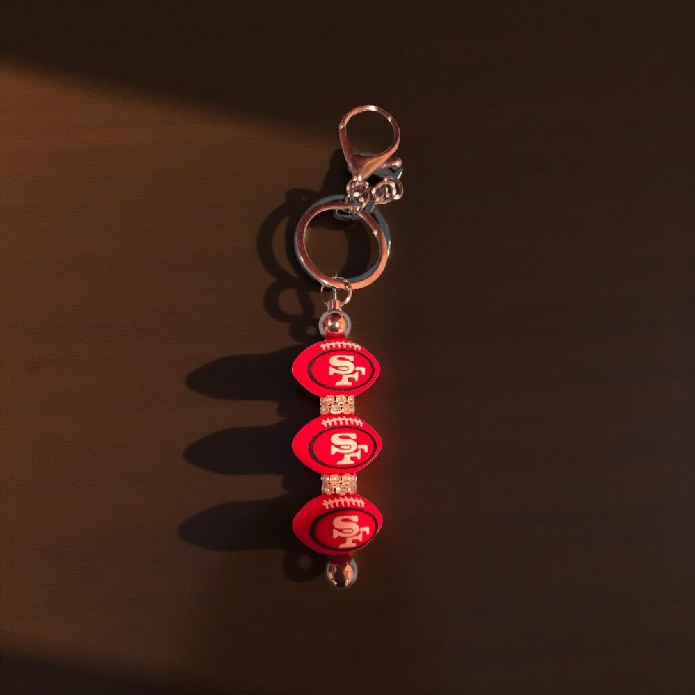 SF 49ers keyring/tag clasp - Picture 3 of 3